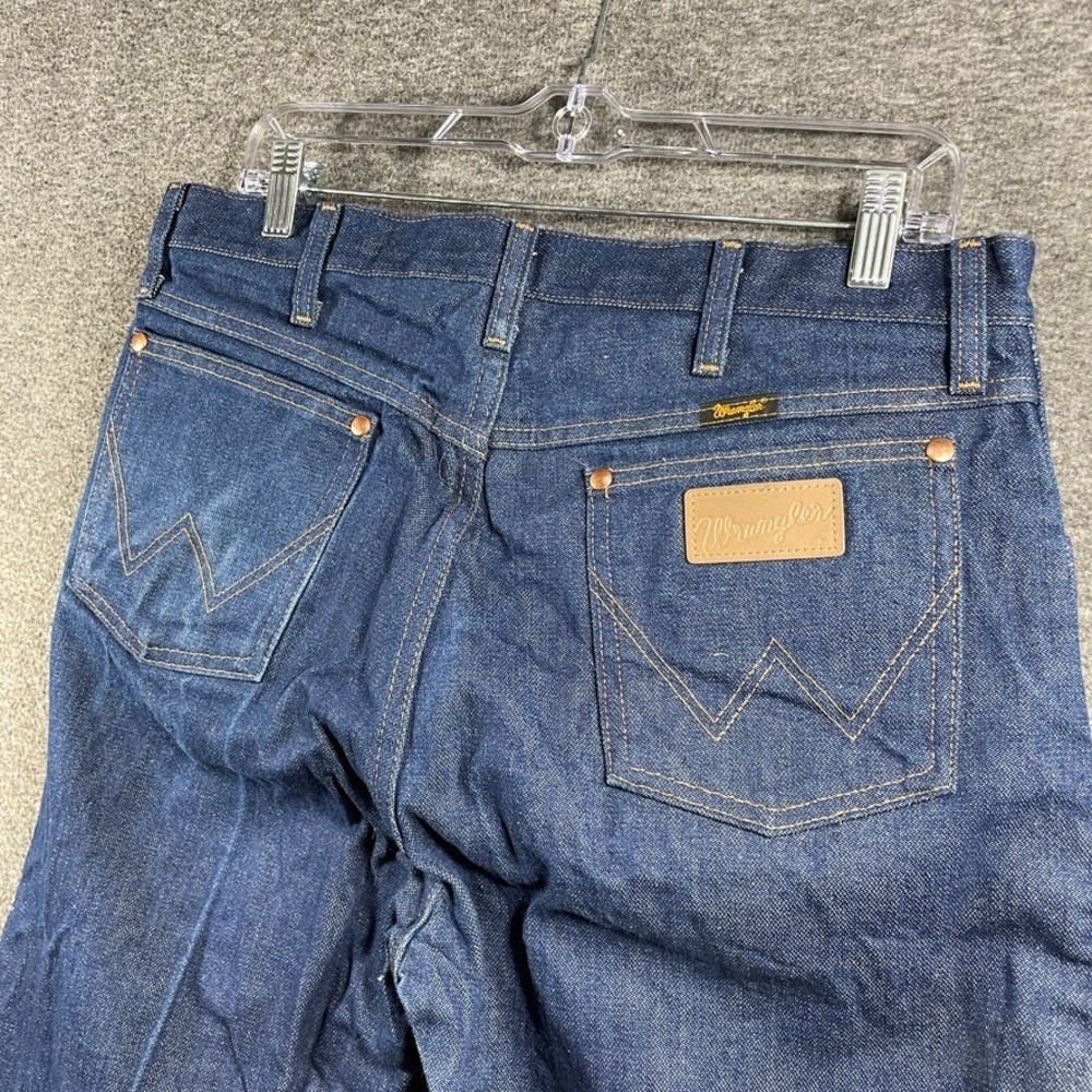 Wrangler Jeans Mens 35x34 Fit 33x33 Blue 13MWZ Cowboy Cut Western Rodeo Work
